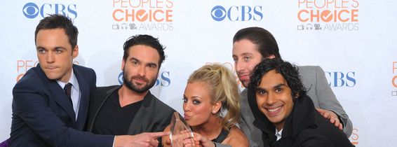 Jim Parsons, Johnny Galecki, Kaley Cuoco, Simon Helberg și Kunal Nayyar. Foto: Getty Images