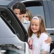 *EXCLUSIVE* Selena Gomez exits Nobu after enjoying lunch with her little sister