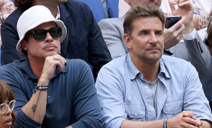 Brad Pitt și Bradley Cooper, la finala US Open 2021