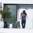Jennifer Lopez greets her son Max after hitting the gym with Ben Affleck