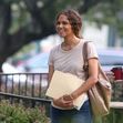 *EXCLUSIVE* Halle Berry is all smiles on the set of "The Mothership"