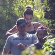 *PREMIUM-EXCLUSIVE* Patrick Schwarzenegger is pictured with half-brother Joseph Baena for the first time, ten years after Arnold's affair with his housekeeper was revealed. - ** WEB MUST CALL FOR PRICING **
