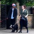 *PREMIUM-EXCLUSIVE* *MUST CALL FOR PRICING* *WEB EMBARGO UNTIL 22:00 HRS UK TIME ON OCT 15th, 2023* Dog-walking pals Helena Bonham Carter and Freddie Highmore's bond is still as strong as ever - after first appearing together on screen 24 years ago as mot