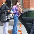 Suri Cruise with her dogs in New York
