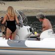 EXCLUSIVE: Kurt Russell and Goldie Hawn sighted on a speedboat in Greece