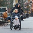 Jessica Lange în scaun cu rotile/ Profimedia