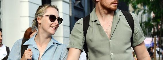 *EXCLUSIVE* American/Irish actress Saoirse Ronan and her actor boyfriend Jack Lowden are seen riding bikes in East London
