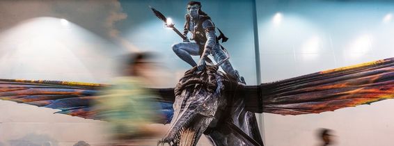 Avatar: The Way of Water banner in Hong Kong, China - 24 Dec 2022