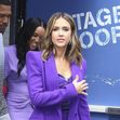Lizzy Mathis and Jessica Alba seen at Good Morning America promoting new series Honest Renovations