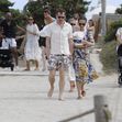 Alicia Vikander carries new born baby while leaving lunch with Michael Fassbender