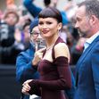 Paris Fashion Week. Arrivee de Zendaya au defile Fendi