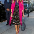 Sarah Jessica Parker is all smiles while leaving CBS Mornings this morning in New York City