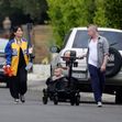 Macaulay Culkin, fiul său Dakota și Brenda Song în Los Angeles/ Profimedia