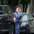 EXCLUSIVE: 90210 star Jennie Garth wears a boilersuit and forgoes her wedding ring, as she meets with third husband Dave Abrams, amidst alleged reports of a rocky marriage