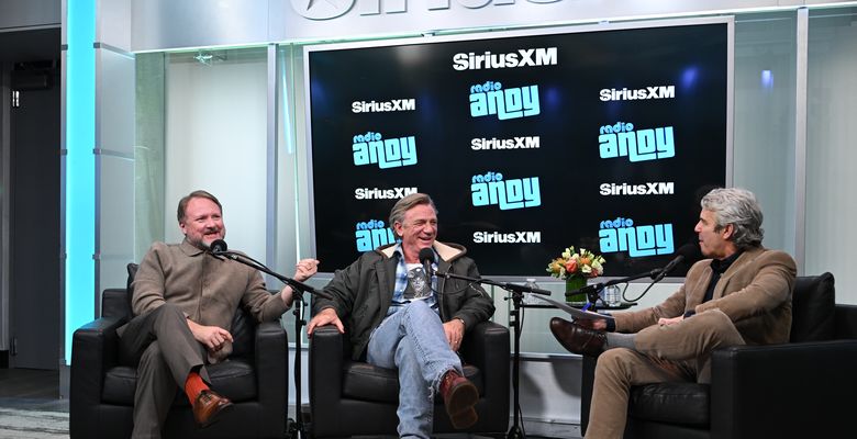 Daniel Craig And Rian Johnson Appear On SiriusXM's Andy Cohen Live