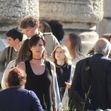 Charlize Theron and Uma Thurman shooting The Old Guard 2 in Rome