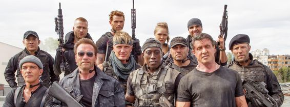 THE EXPENDABLES 3 ,   Sylvester Stallone și Arnold Schwarzenegger