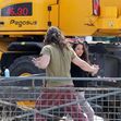 EXCLUSIVE: Jason Momoa is Pictured Practicing His Dance Moves Before  Filming a Green Screen Scene for 'Slumberland' in Toronto, Canada.