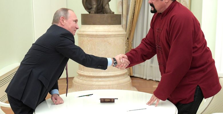 Vladimir Putin și Steven Seagal