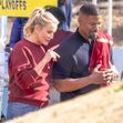 *EXCLUSIVE* Jamie Foxx and Cameron Diaz hold each other close while filming 'Back In Action' in Atlanta with Glenn Close!
