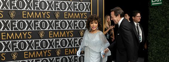 Dame Joan Collins și Percy Gibson/ Profimedia