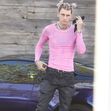 *EXCLUSIVE* Machine Gun Kelly supports International Women's Day with pink top!