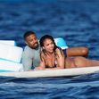 *PREMIUM EXCLUSIVE NO WEB UNTIL 145PM EST 19TH JAN* Michael B. Jordan and girlfriend Lori Harvey loved up while holidaying on a mega yacht in St Barts