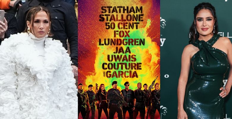 jennifer lopez, the Expendables, salma hayek