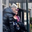 EXCLUSIVE: Megan Fox Flashes a Ring on That Finger as She Joins Machine Gun Kelly at SNL Rehearsals in New York City.