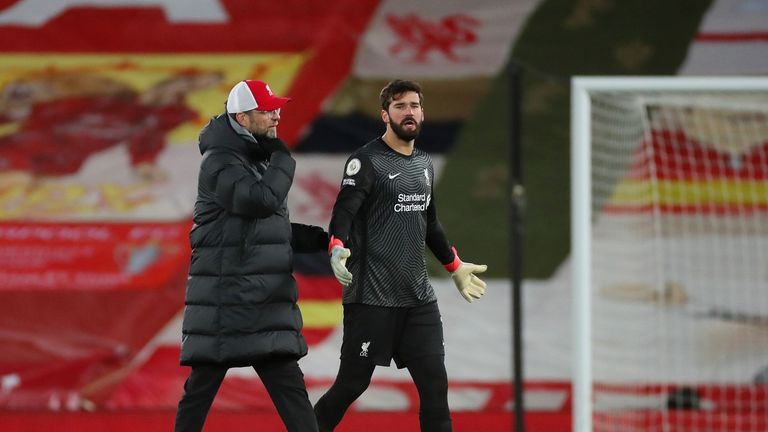 Liverpool v Burnley, Premier League, Football, Anfield, Liverpool, UK - 21 Jan 2021