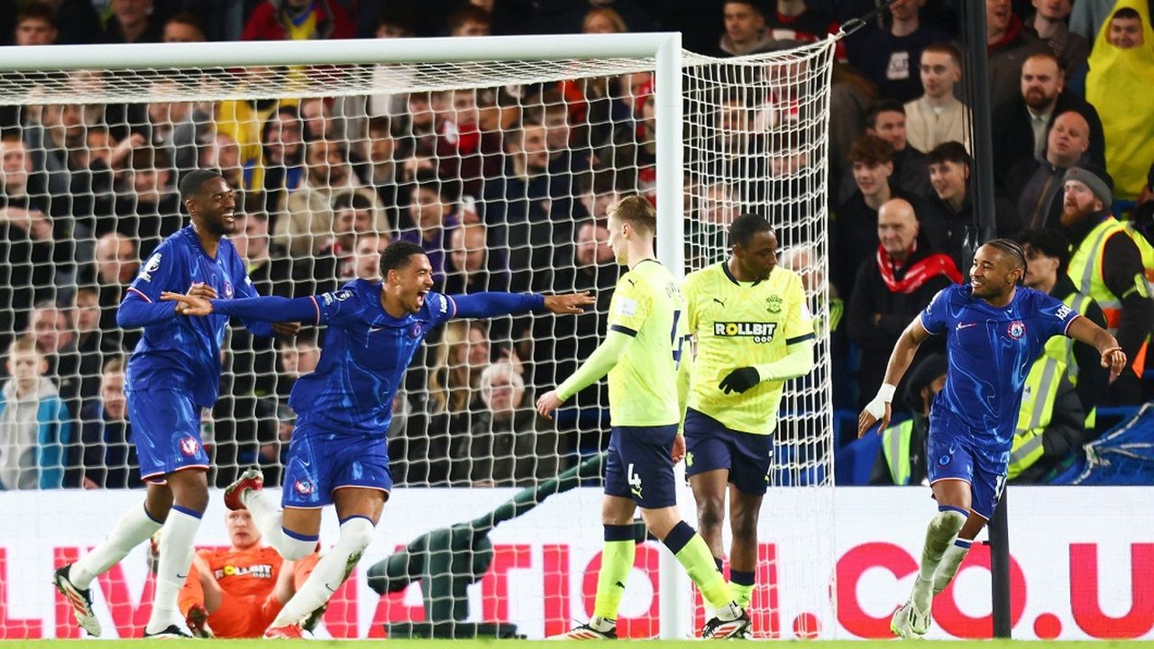 Chelsea v Southampton, English Premier League, Stamford Bridge, Football, London, UK - 25 Feb 2025