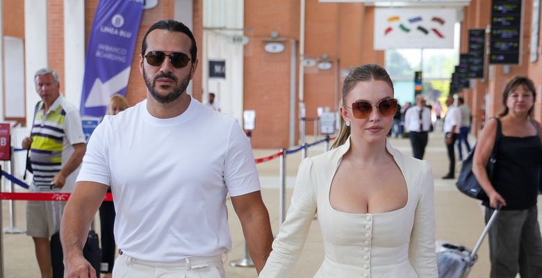 Sydney Sweeney And Jonathan Davino Leave Venice Hand In Hand In Style - 01 Sep 2024
