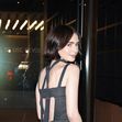 Lily Collins arrives at 'Watch What Happens Live' in New York City