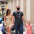 Bradley Cooper And Irina Shayk Take Their Daughter Lea Cooper For A Walk In NYC