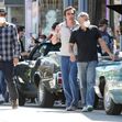 *EXCLUSIVE* Ben Affleck is spotted with director George Clooney on the set of "The Tender Bar" as Ben wraps up filming
