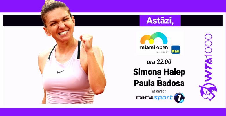 Vizual comunicat_Digi Sport_WTA Halep vs Badosa
