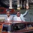 Venice 81, Brad Pitt and George Clooney Arrive in Darsena, Italy - 01 Sep 2024