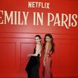 Lily Collins și Ashley Park la premiera sezonului 5 din „Emily in Paris”/Profimedia