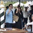 Penelope Cruz And Javier Bardem Arrive At The Dock Of The Hotel Excelsior At The 83rd Venice Film Festival.