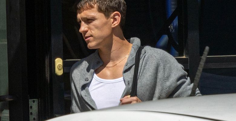 *EXCLUSIVE* Tom Holland attends a business meeting in Los Angeles