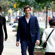 Ashton Kutcher Filming At The 'Your Place Or Mine' Set In Brooklyn