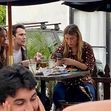 EXCLUSIVE: Mischa Barton and Gian Marco Flamini Head Out to a Sports Bar to Watch The NBA Finals in Santa Monica, California.