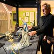 Tim Burton la expoziția 'The World of Tim Burton' organizată la The Design Museum din London/ Profimedia