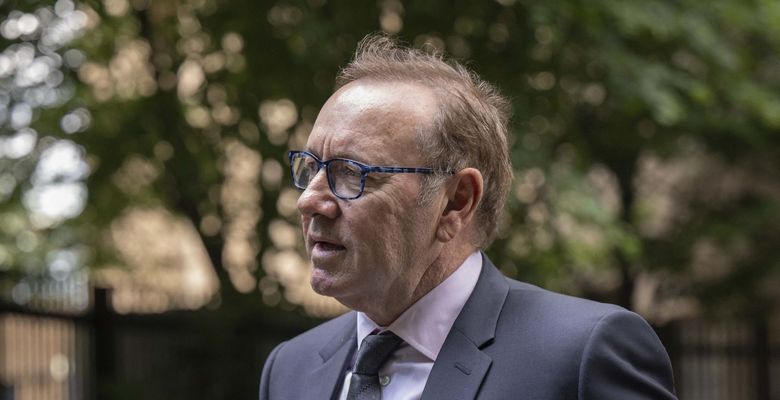 Kevin Spacey arrives at the Royal Court in London