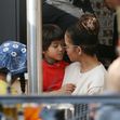 *EXCLUSIVE* Halle Berry spends quality time with her kids at The Grove
