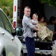 Macaulay Culkin, fiul său Dakota și Brenda Song în Los Angeles/ Profimedia
