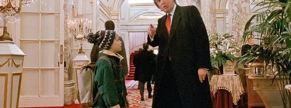 Macaulay Culkin and Donald Trump