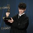 Owen Cooper in the press room at the 77th Primetime Emmy Awards held at the Peacock Theater on September 14, 2025 in Los Angeles, Ca.  Starbuck/ AFF-USA.COM