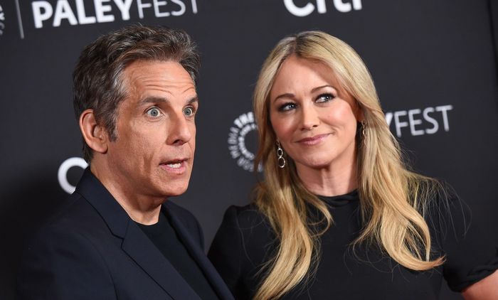 Hollywood, USA. 11th Oct, 2025. US actor Ben Stiller and wife Christine Taylor arriving to PaleyFest 2025: An Evening with ‘Severance' at Dolby Theatre on March 21, 2025 in Hollywood, CA.  LISA OConnor/AFF-USA.com Credit: AFF/Alamy Live News