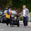 Macaulay Culkin, fiul său Dakota și Brenda Song în Los Angeles/ Profimedia